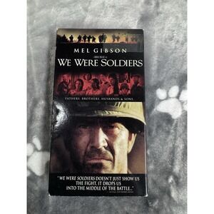 VHS cover for the 2002 film We Were Soldiers